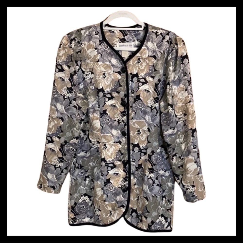 Zarr Collection  Floral Blouse